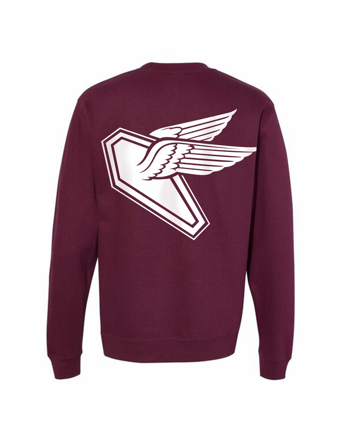 Original Coffin Maroon Crew Neck Sweater (Pre-Order)